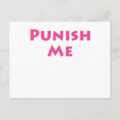 罰する ポストカード (正面)