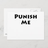 罰する ポストカード (正面/裏面)