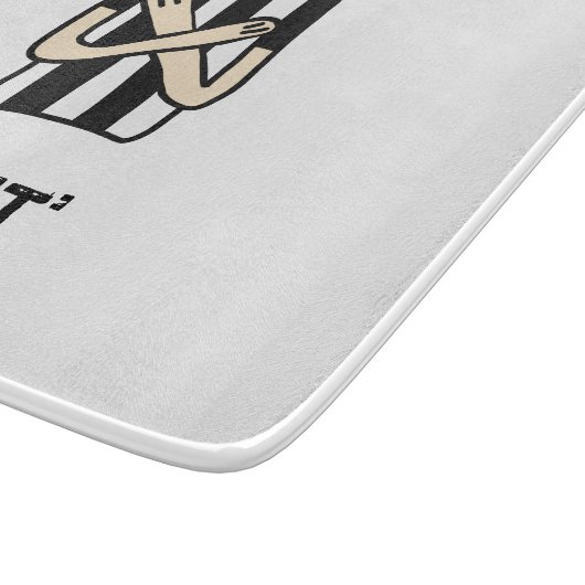 罰のローラーのダービーのガラスまな板を切って下さい カッティングボード (角)