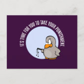 罰を受ける時期だ ポストカード (正面)