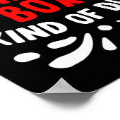 罰則ボックスみたいなホッケー プレーヤー ポスター (角)