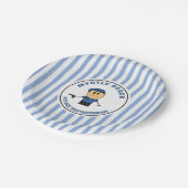 署おもしろい名除官 ペーパープレート (アングル)