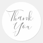 署エレガント名結婚お願い ラウンドシール (正面)