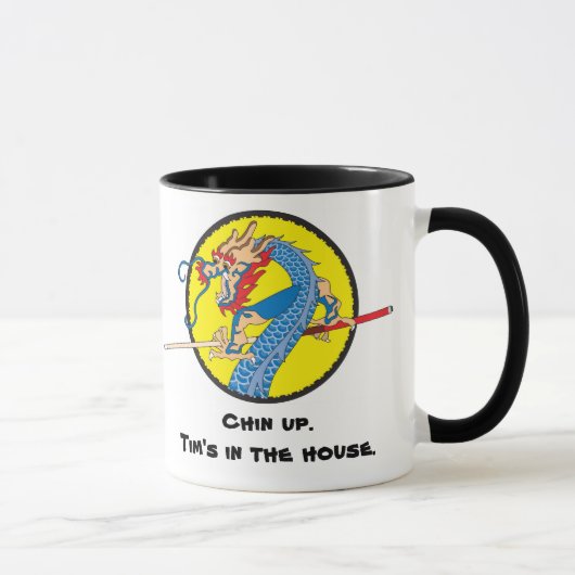 署名されたドラゴンのマグ マグカップ (右)