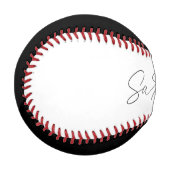 署名された記念品 | 署名のアップロード 野球ボール (正面左)