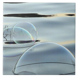 署名する水セラミックタイルの抽象的な泡 タイル