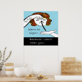 署名す学る理由 ポスター (キッチン)