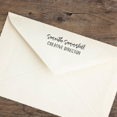 署名とビジネスジョブタイトルの追加 セルフインキングスタンプ