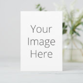 署名の作成: Matte 3.5" x 5"招待状 招待状 (スタンド正面)