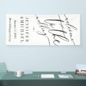 署名の大きな歓迎の結婚一覧 横断幕 (トレードショー)