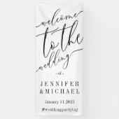 署名の大きな歓迎の結婚一覧 横断幕 (縦)