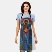 署名の我々の女性 エプロン (着用した状態)