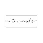 署名の手書きスクリプト名前をカスタムする追加文字 ラバースタンプ (インプリント)