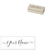 署名の手書きスクリプト ラバースタンプ (押印)