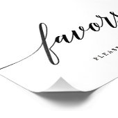 署名の編集可能な色とサイズMSCを優先 フォトプリント (角)