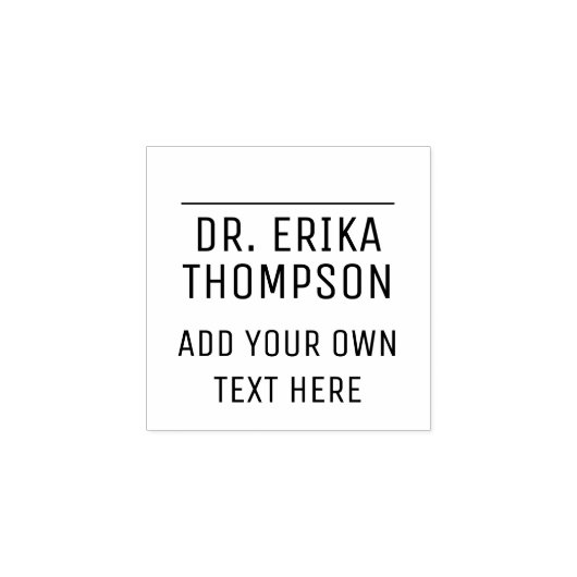 署名を加えるための専門のゴム印 ラバースタンプ (インプリント)