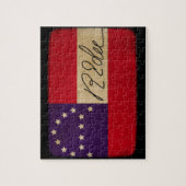 署名を持つリーHeadquarters Flag概要 ジグソーパズル (縦)