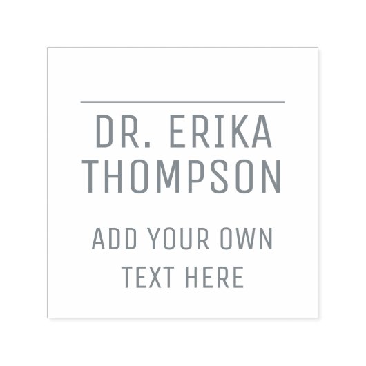 署名を追加するための医師の自己スタンプ セルフインキングスタンプ (デザイン)