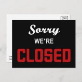 署名を閉じてごめんなさい ポストカード (正面/裏面)