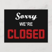 署名を閉じてごめんなさい ポストカード (正面)