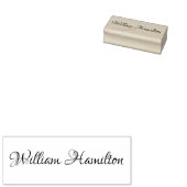 署名エレガントパーソナライズされた ラバースタンプ (押印)