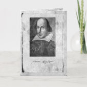 署名グリーティングカード付きWilliam Shakespeare カード (正面)