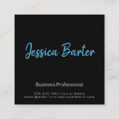 署名シリーズ |モノグラム スクエア名刺 (裏面)