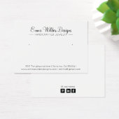 署名スクリプトジュエリーイヤリングディスプレイカード (デスク)