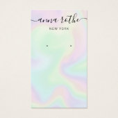 署名スクリプトホログラフィックイヤリングディスプレイカード (正面)