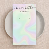 署名スクリプトホログラフィックイヤリングディスプレイカード