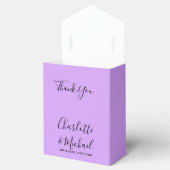 署名スクリプト薄紫ラベモダンンダー結婚ズ フェイバーボックス (オープン)