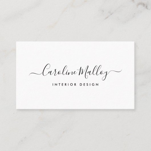 署名スクリプト 名刺 (正面)