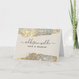 署名スクリプトGlamグリッタークライアントありがとう カード