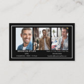 署名タレント通話カード | ミニコンポジットカード 名刺 (裏面)