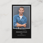 署名タレント通話カード | ミニコンポジットカード 名刺 (正面)