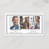 署名タレント通話カード | ミニコンポジットカード 名刺 (裏面)