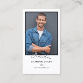 署名タレント通話カード | ミニコンポジットカード 名刺 (正面)