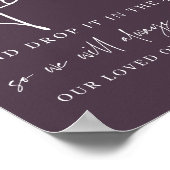 署名ハート |の結婚ゲストブックサイン ポスター (角)