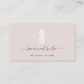 署名パイナップル 名刺 (正面)