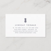 署名パイナップル 名刺 (裏面)