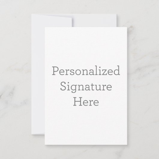 8.9cm x 12.7cmフラットサンキューカード (正面)