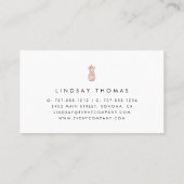 署名フェイク金ゴールド 名刺 (裏面)