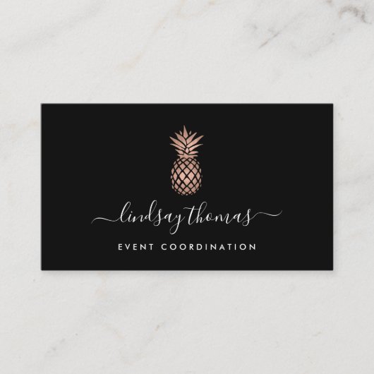 署名フェイク金ゴールド 名刺 (正面)