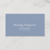 署名モダンスクリプトQRコードのソーシャル 名刺 (正面)