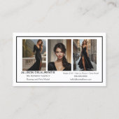 署名モデルの名刺 | ミニコンポジットカード 名刺 (裏面)