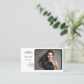 署名モデルの名刺 | ミニコンポジットカード 名刺 (スタンド正面)