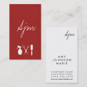 署名モノグラムグラマスタイリスト 名刺 (正面/裏面)