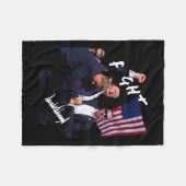 署名ラリー版 フリースブランケット (正面(横))