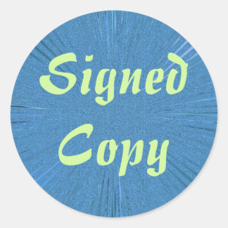 署名付きコピー – ラウンドシール(#6) ラウンドシール