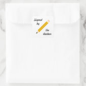 署名付きコピー – 四角いシール(#28) スクエアシール (バッグ)